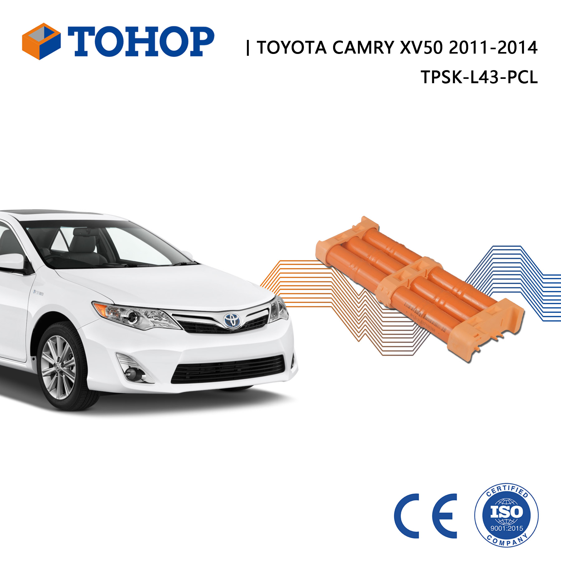 トヨタ用の真新しいCamryXV50201414.4Vハイブリッドバッテリーパック